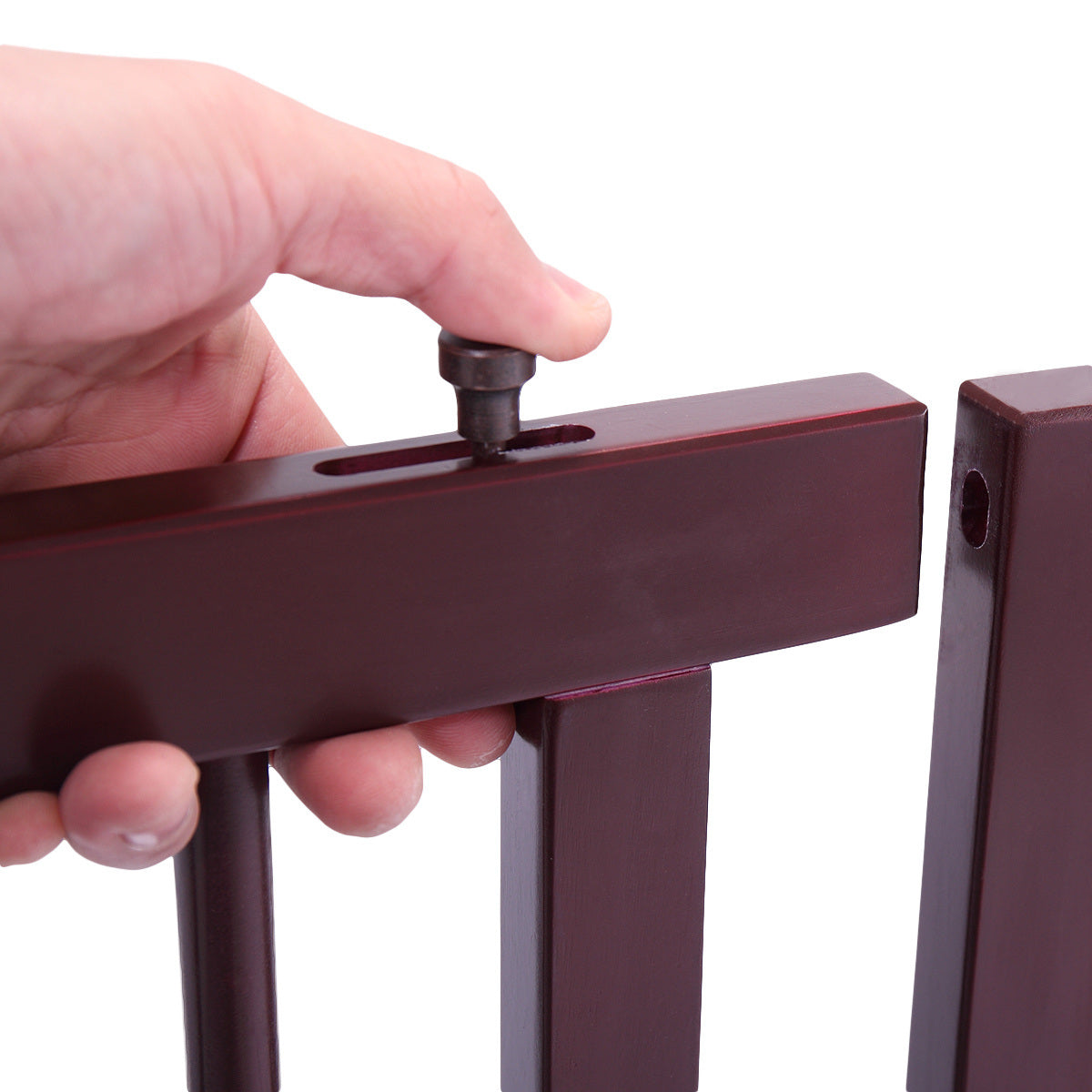 24inch height pet fence-brown